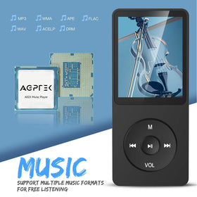 AGPTEK A02 slim side profile highlighting lightweight build for workouts