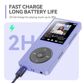 AGPTEK A02 paired with headphones for wireless listening benefit