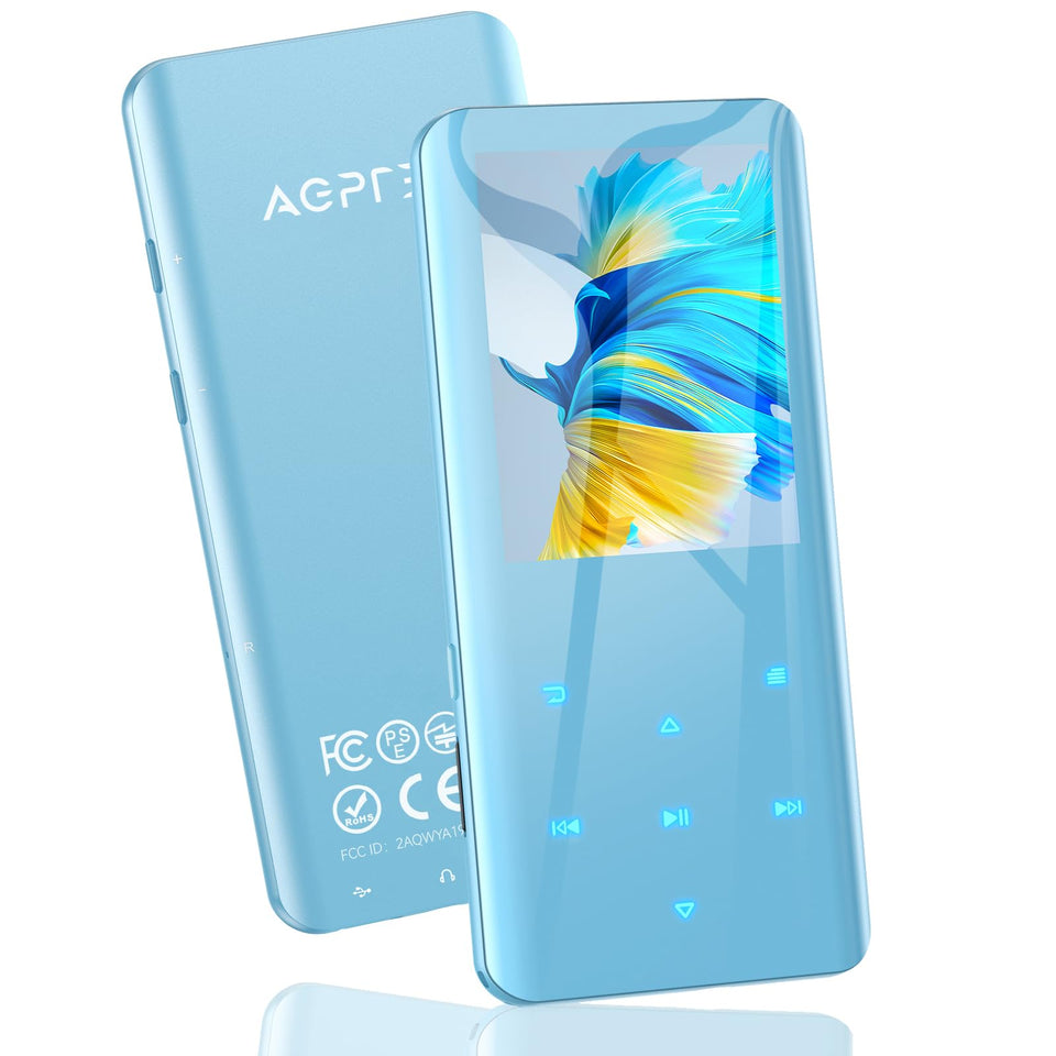 AGPTEK A19PL front view showing display and controls, clear navigation benefit
