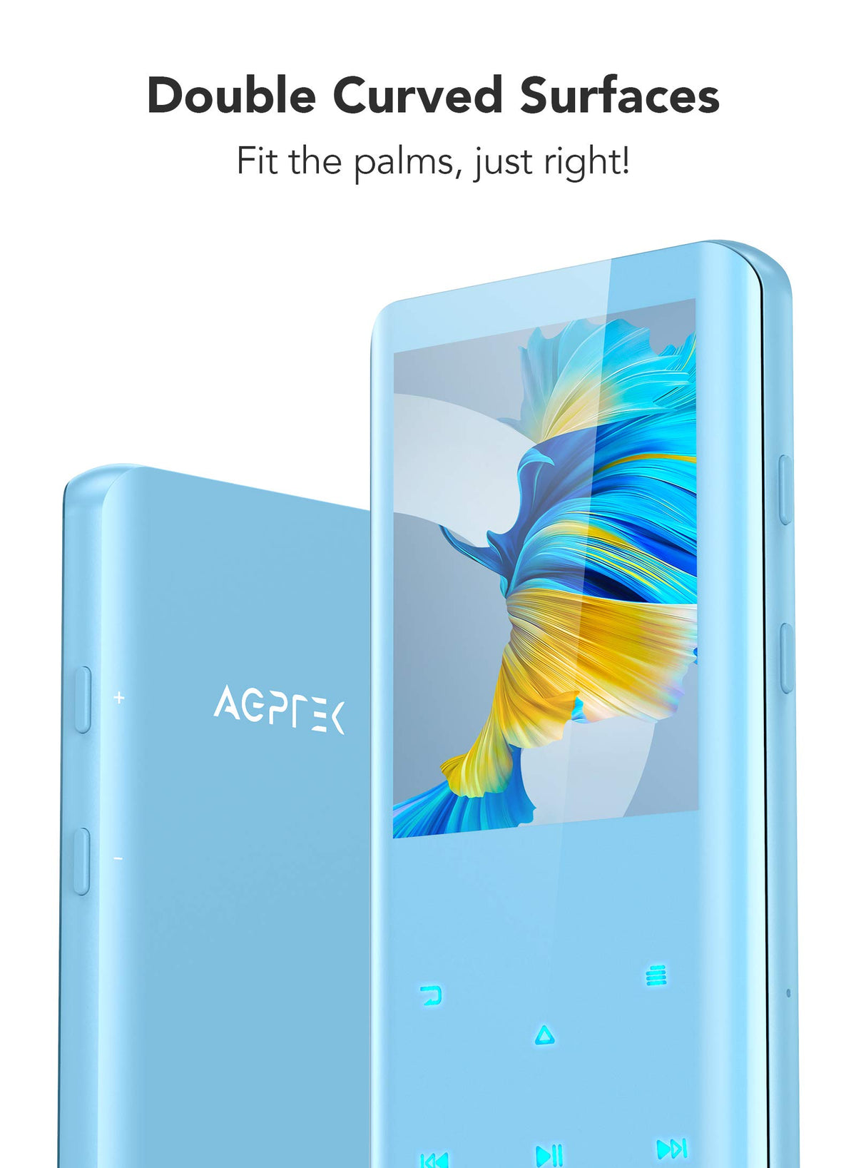 AGPTEK paired with Bluetooth headphones, wireless freedom benefit