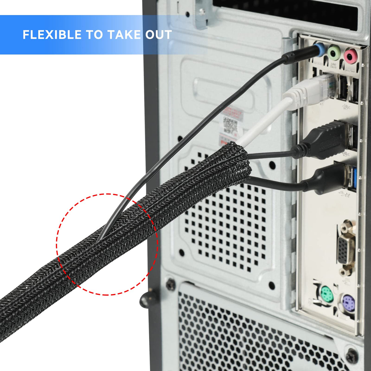 AGPTEK no chemical odor and remains flexible for routing