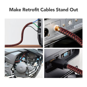 AGPTEK cable sleeve self-closing design keeps cords tidy