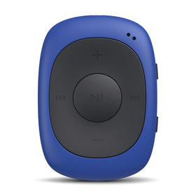 AGPTEK clip player front view showing compact pocket-friendly design and easy control