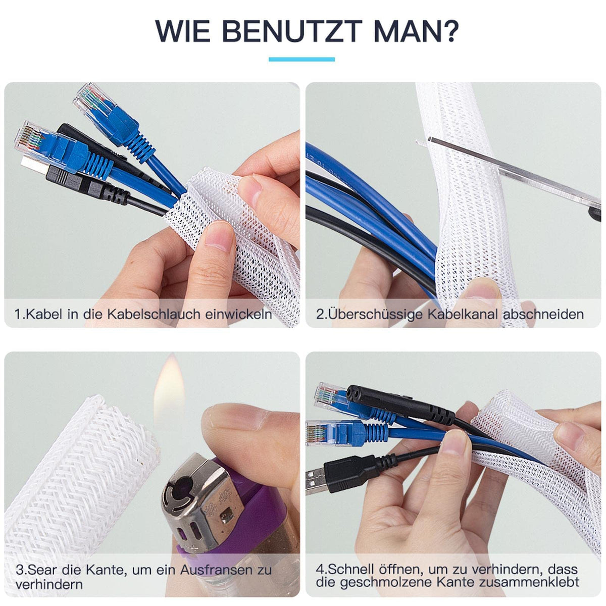 AGPTEK self-closing design enables quick bundling and tidy desk setups.