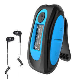 AGPTEK front view showing screen and clip, highlights portability