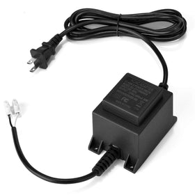AGPTEK front view of waterproof transformer showing compact housing and easy mounting