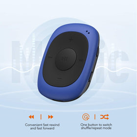 AGPTEK G02 sweatproof silicone case protects your player during intense workouts