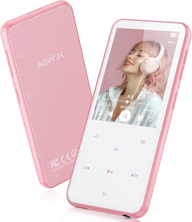 AGPTEK M3 front view showing pink housing and controls for easy use