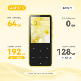 AGPTEK M3 held in hand to show pocketable scale and everyday portability