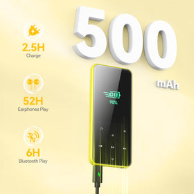AGPTEK M3 connected for line-in recording, versatile capture of external audio