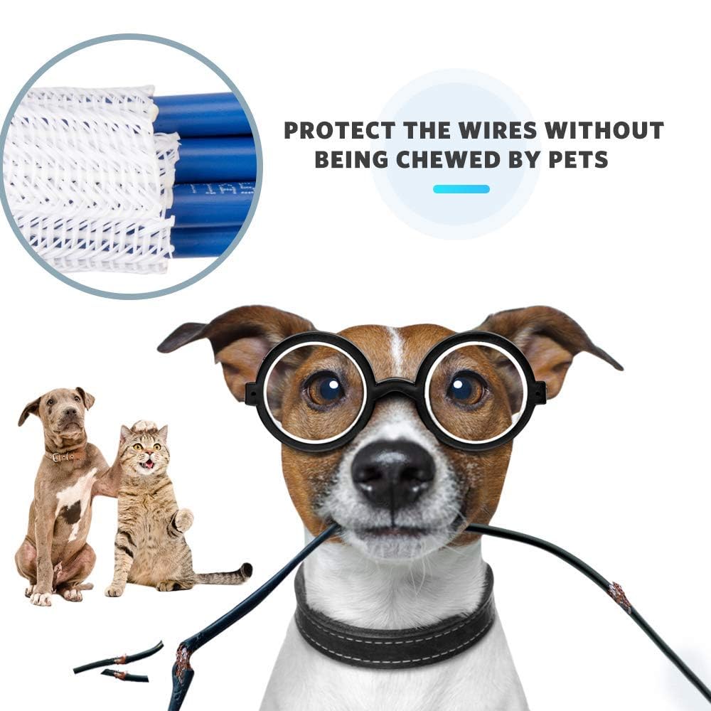AGPTEK multi-use cord cover for car, home, and office
