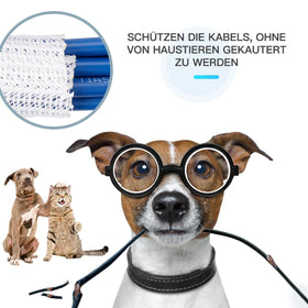 AGPTEK sleeve keeps cords safe for kids and pets by reducing chew hazards.
