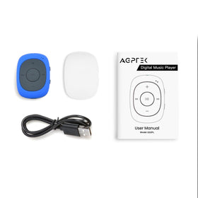 AGPTEK size comparison next to coin illustrating ultra-compact portability