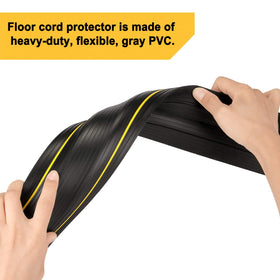 AGPTEK PVC material floor cable protector emphasizing durability
