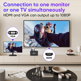 AGPTEK reads USB drives and SD cards up to 256GB for quick access.
