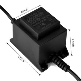 AGPTEK side view showing mounting points and secure terminal connections for safe wiring