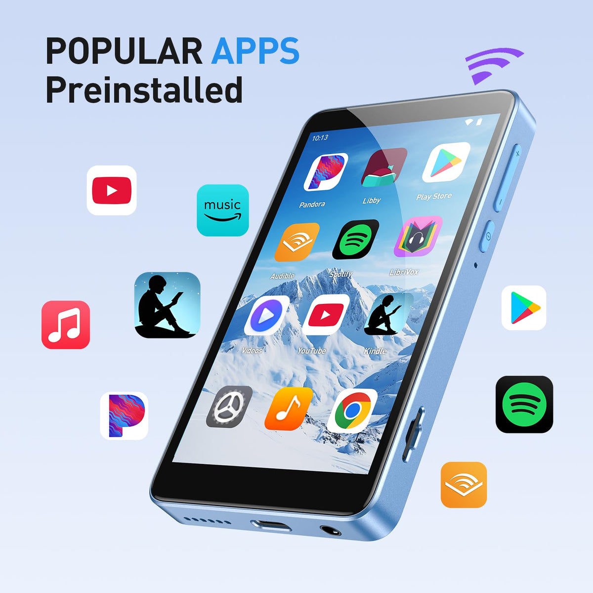 AGPTEK T08X Android 14 OS enables smooth app access and faster media browsing