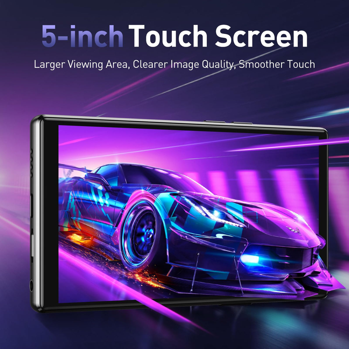 AGPTEK T09 128GB storage offers ample space for music and films