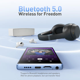 AGPTEK sleek metal and glass design for travel friendly style
