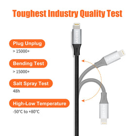 AGVEE compatible with iPhone and iPad for data, charging, and adapters.