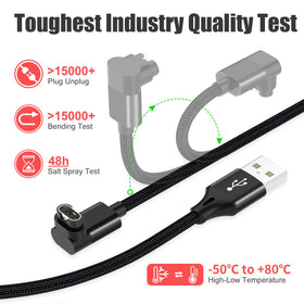 AGVEE nylon-braided-cable offers tangle resistance and rugged durability.
