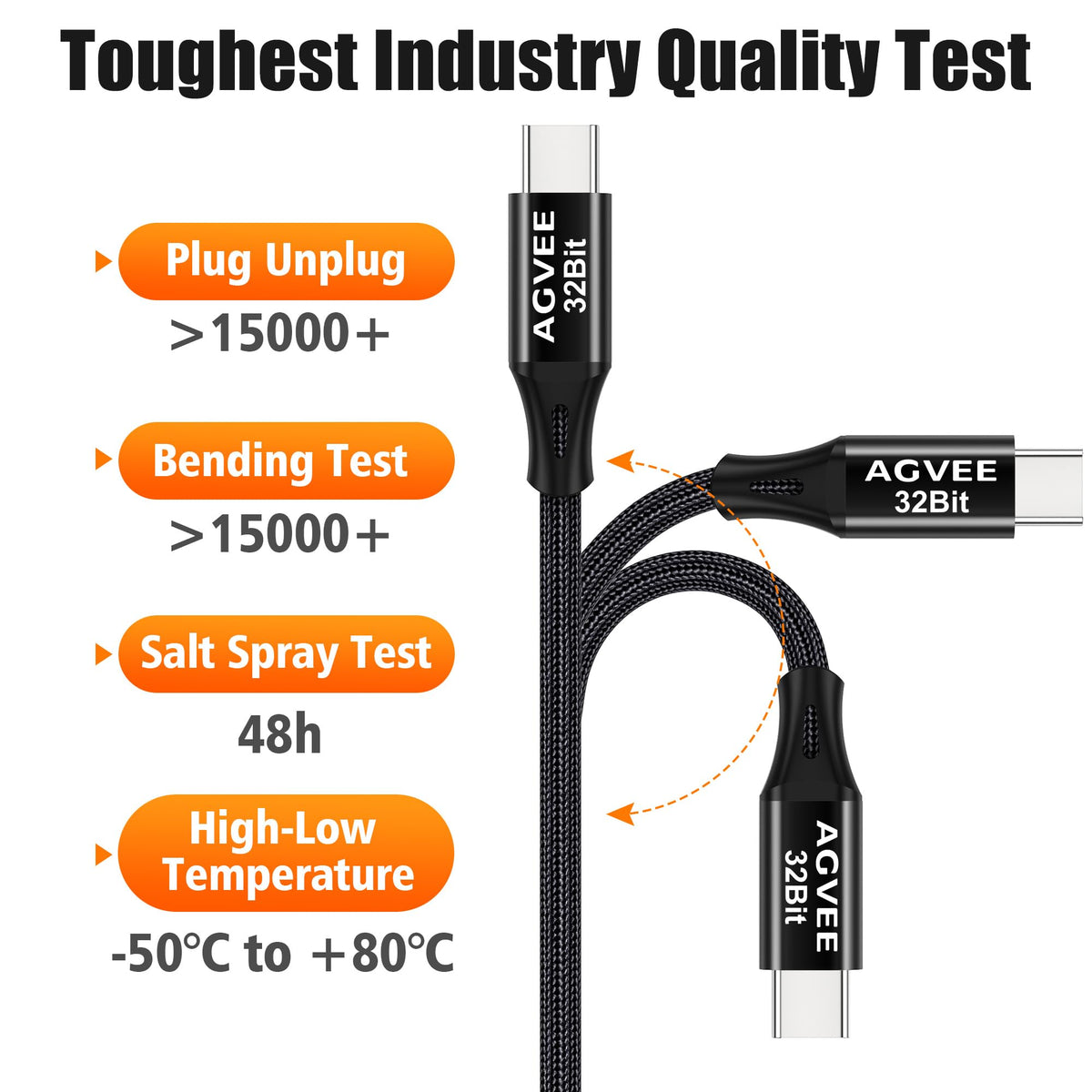 AGVEE temperature-tested design withstands tough environments and cold starts.
