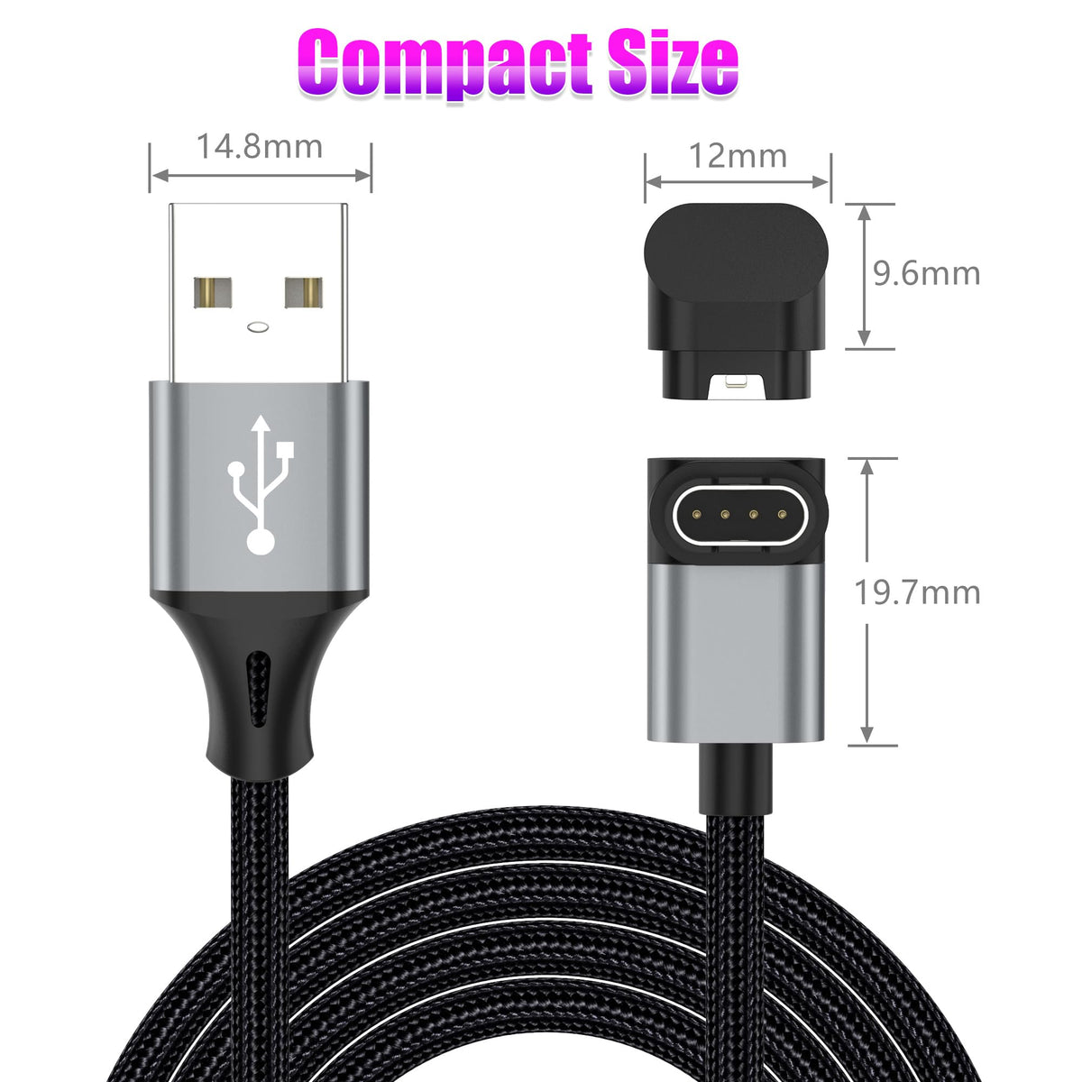 AGVEE two-pack Garmin charger for home and travel