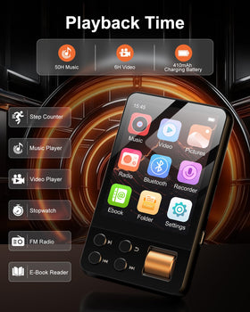 AGXOV FM radio and voice recorder screen for on-the-go capture