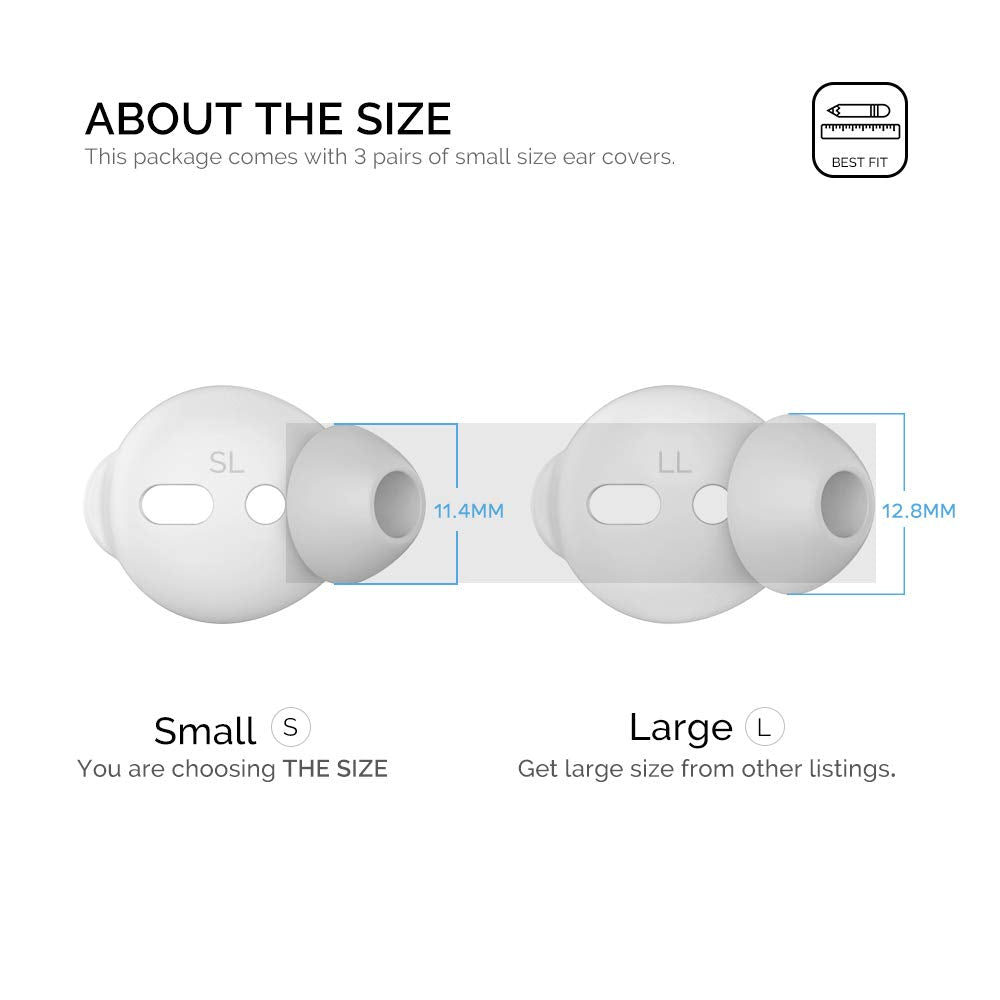 AhaStyle silicone tips provide a tighter seal for AirPods, enhancing perceived bass and noise isolation