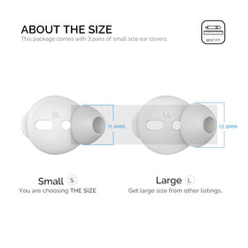 AhaStyle silicone tips provide a tighter seal for AirPods, enhancing perceived bass and noise isolation