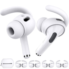 AHASTYLE AirPods Pro 2 ear hooks in large silicone for secure athletic fit