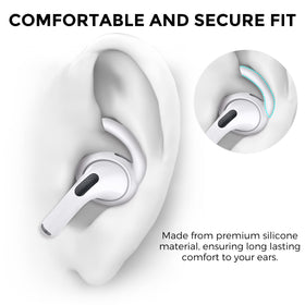 AHASTYLE three-large-ear-hooks provide versatile backups for different ears