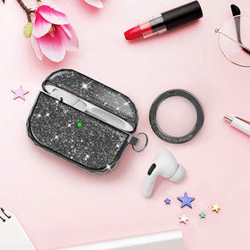 AHASTYLE glossy front-view AirPods Pro case adds sleek shine while protecting your charging case.