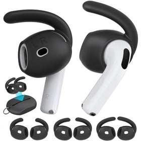 AHASTYLE AirPods 4 ear hooks anti-slip secure fit during workouts.