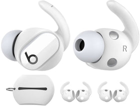 AHASTYLE Beats Studio Buds Ear Hooks with ergonomic anti-slip grip for secure workouts.