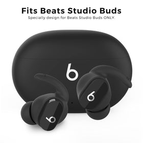 AHASTYLE ear hooks on Beats Studio Buds demonstrate ergonomic anti-slip design