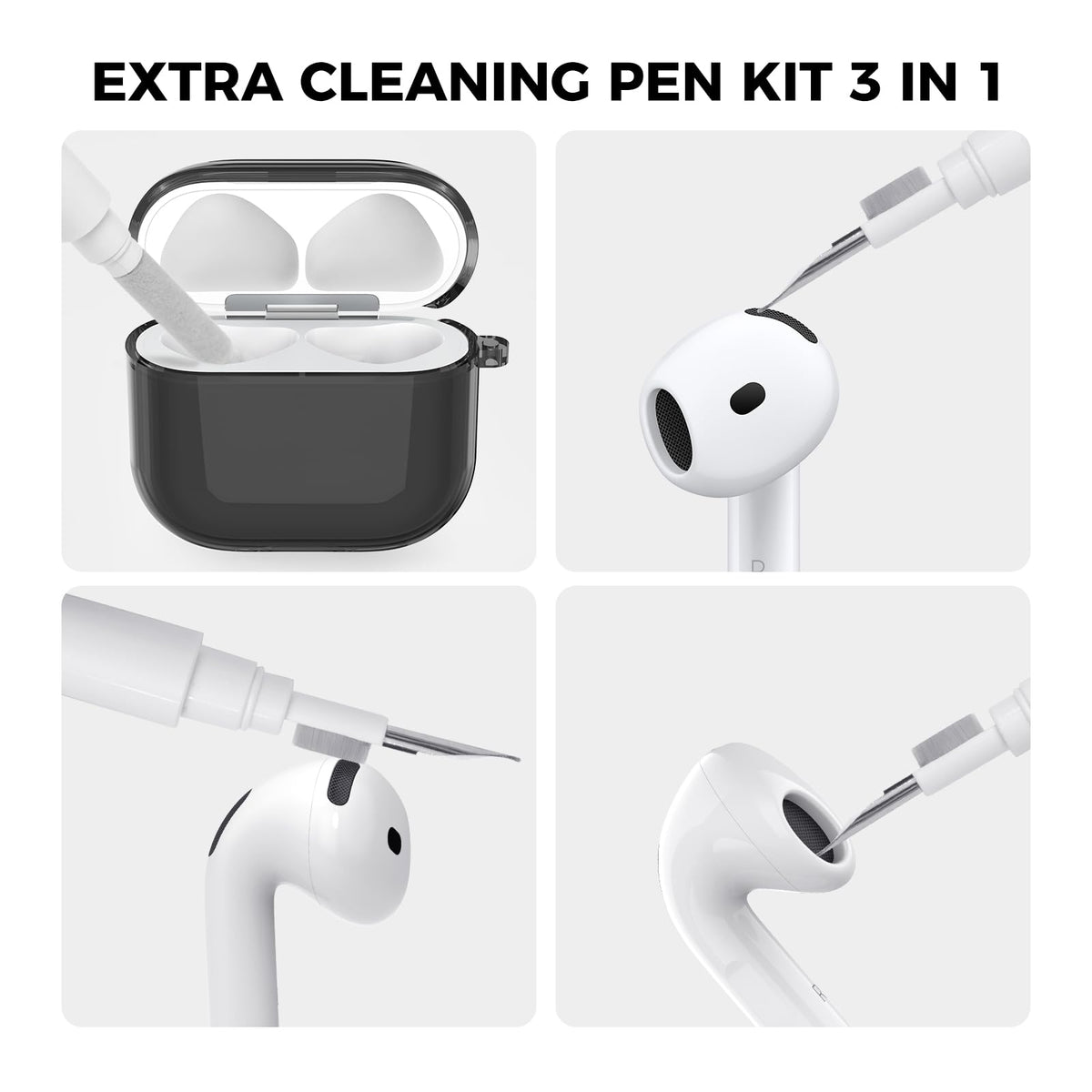 AHASTYLE Cleaning kit silicone nib reaching hidden cracks