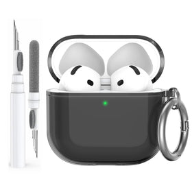 AHASTYLE clear AirPods 4 case with crystal clarity and scratch protection