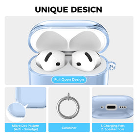 AHASTYLE close-up of precise hinge cutout for easy charging access