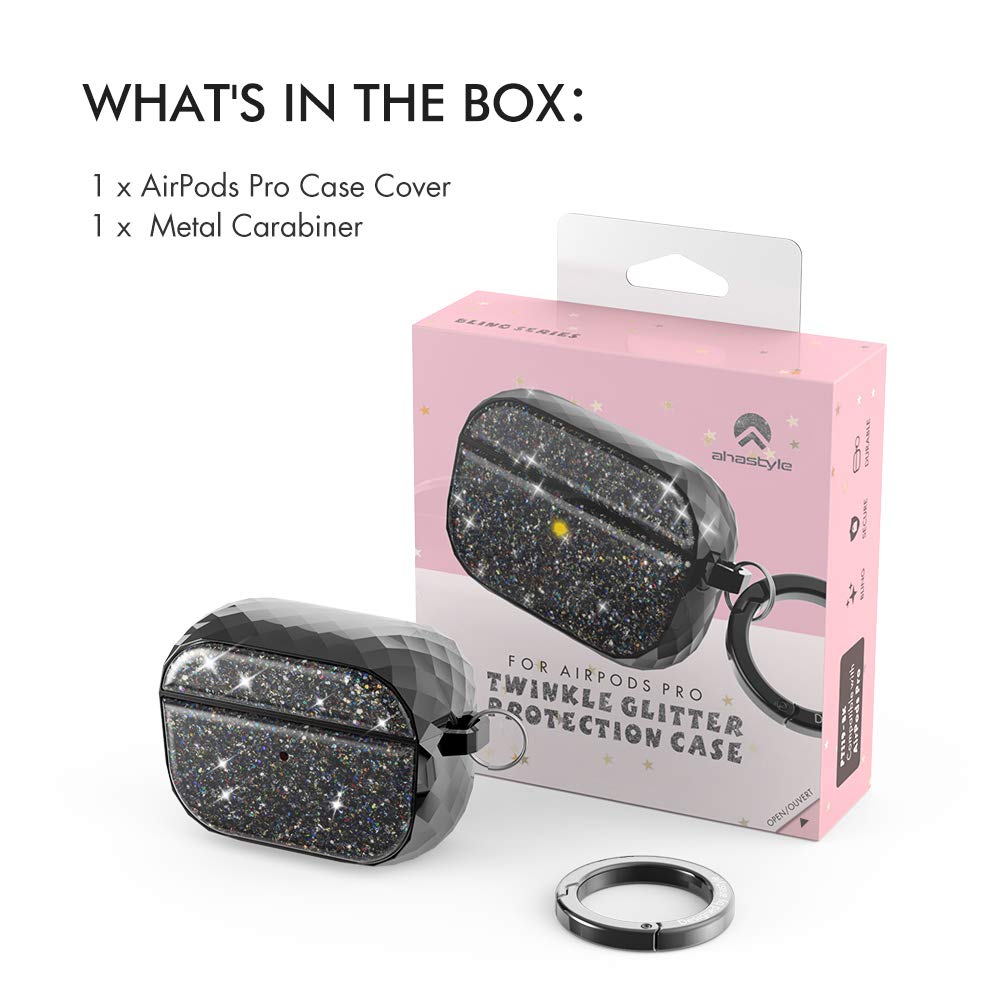 AHASTYLE compact protective shell AirPods Pro case fits slimly in pocket.