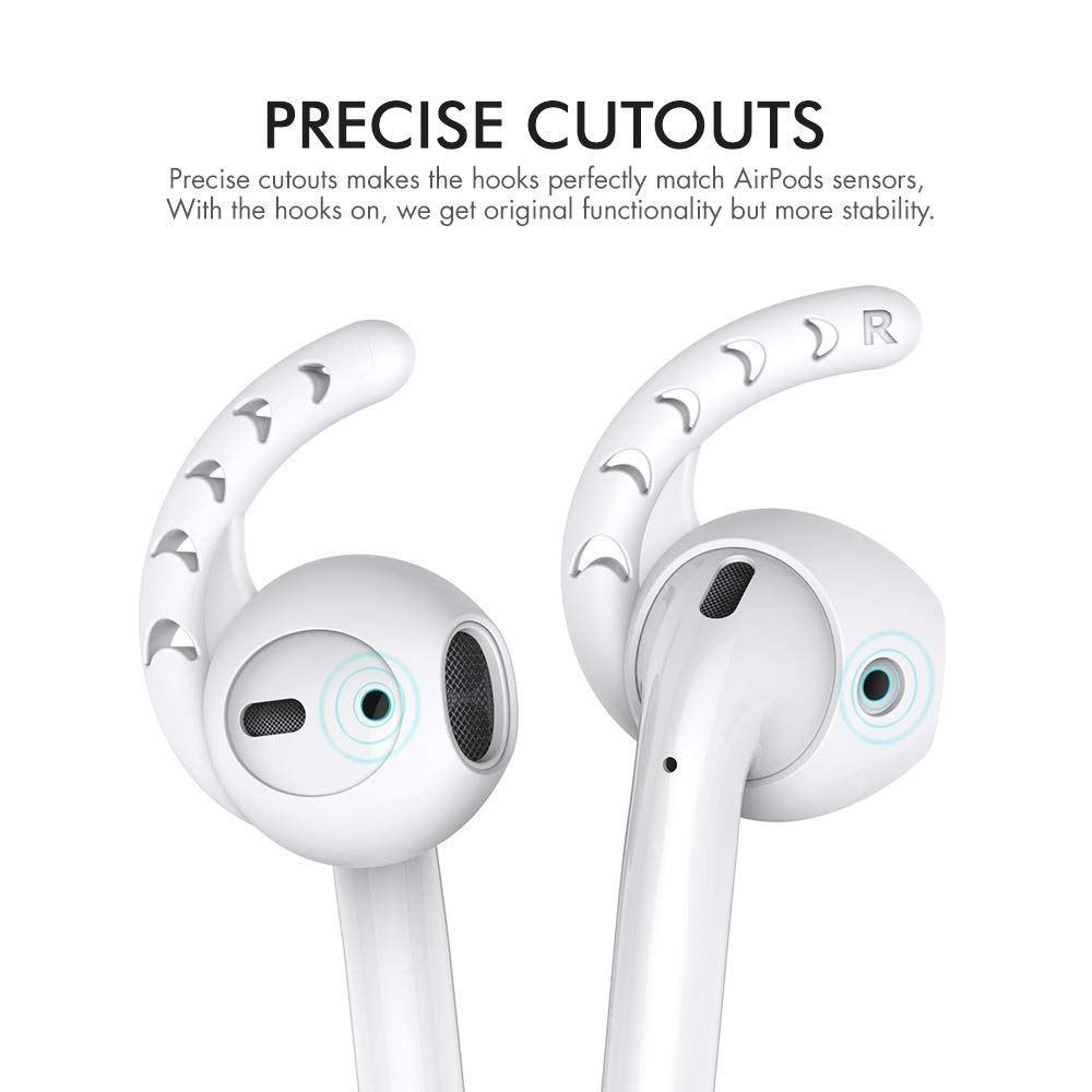 AHASTYLE compatibility with Apple EarPods for stable fit during movement.
