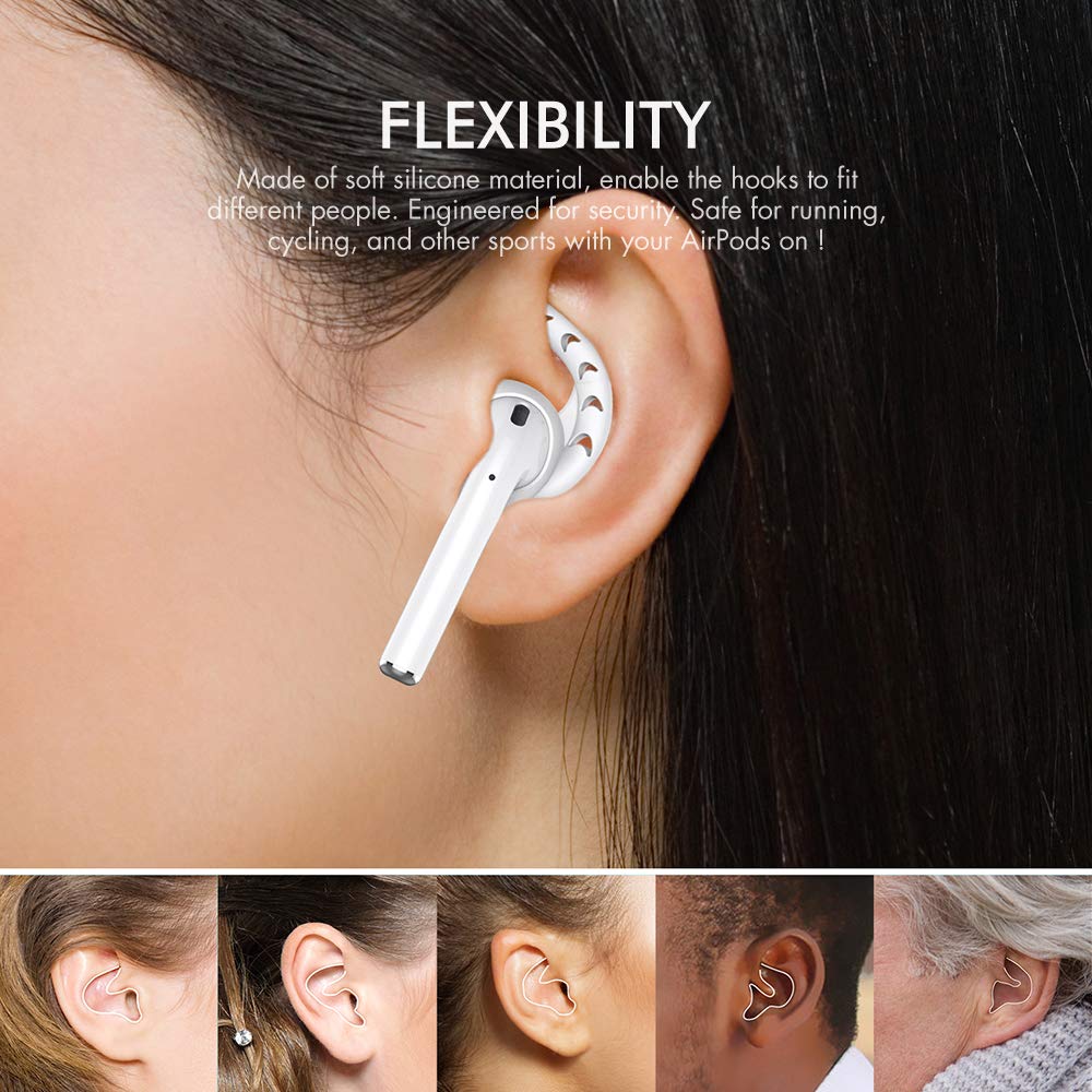 AHASTYLE ear hooks not for charging in the case.