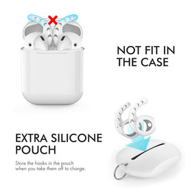 AHASTYLE silicone ear hooks offer comfortable, long-lasting wear.