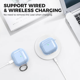 AHASTYLE case on wireless charger showing USB-C and Qi compatibility