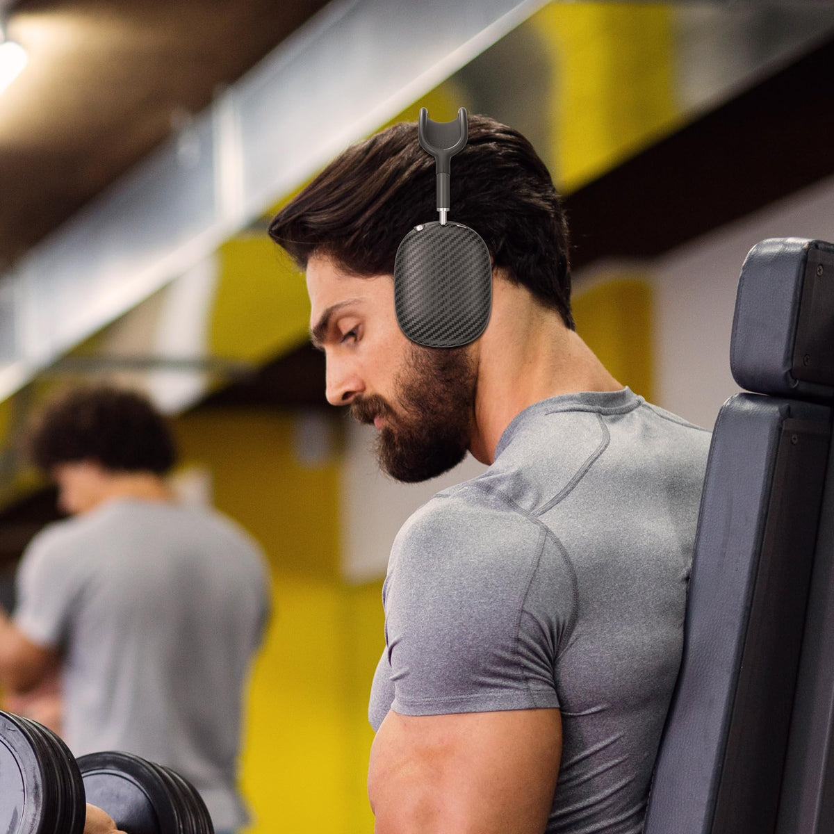 AHBTEYM AirPods Max precise cutouts keep controls accessible.