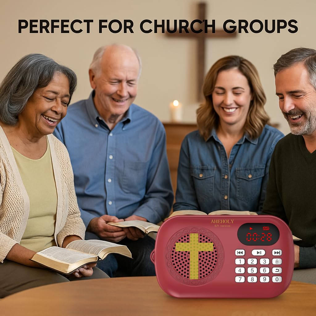 AHEHOLY KJV Audio Bible Player chapter display for quick jumps