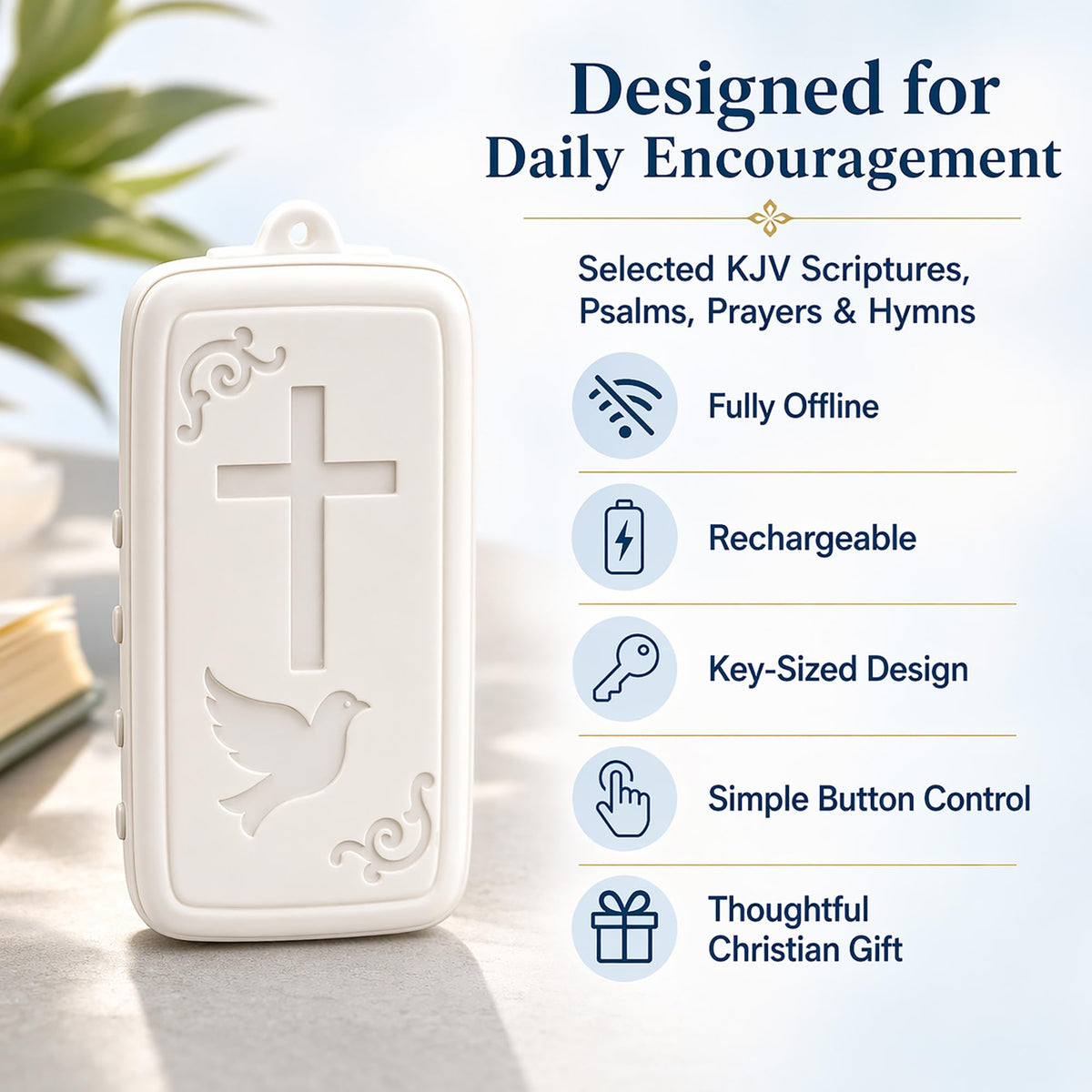 AHEHOLY Mini Bible Player gift idea for loved ones.