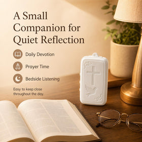 AHEHOLY Mini Bible Player senior-friendly, straightforward controls.