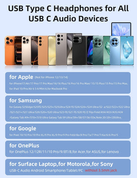 AHFYCIH broad device compatibility across USB-C smartphones and tablets.