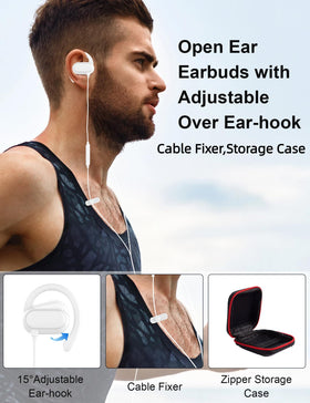 AHFYCIH USB-C wired earbuds with mic ideal for calls and gaming.